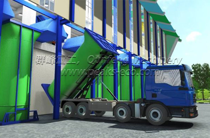 Vertical Waste transfer Station System