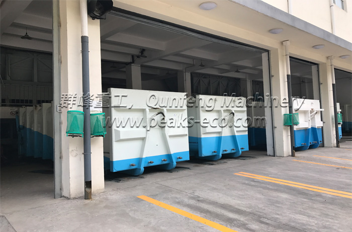 Overground Horizontal Waste Compaction and Transfer System