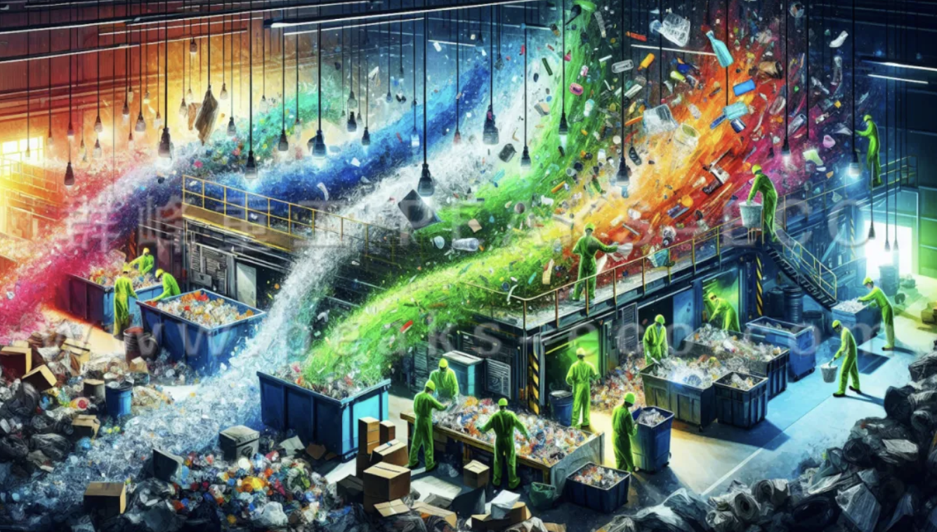 使用先進的垃圾分揀機技術，最大限度地提高回收效率