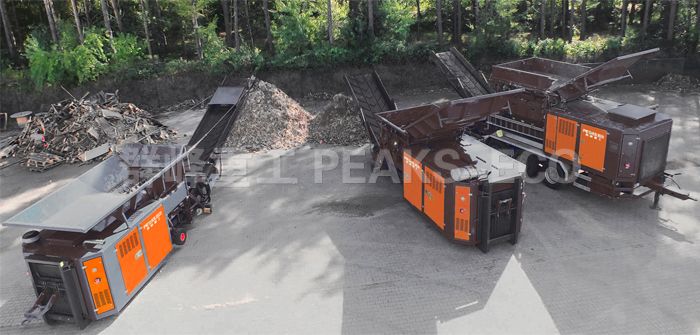 移動式雙軸同步破碎機